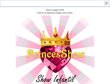 Tablet Screenshot of princesshow.com